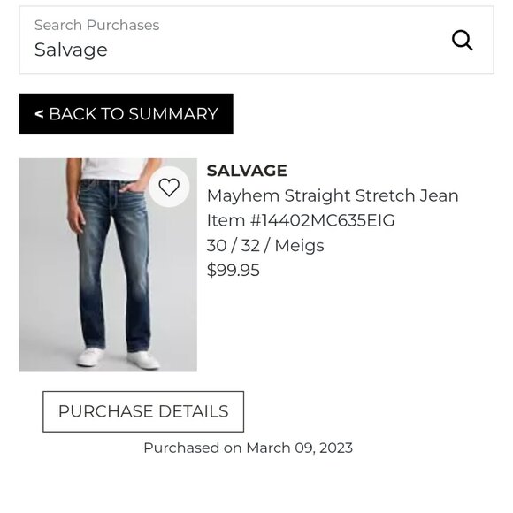 Salvage mayhem straight 30x32 - Picture 3 of 6